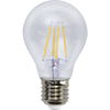 LED lampa E27 | A60 | klar | 4W